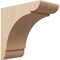 Ekena Millwork 12"W x 24"D x 24"H Classic Olympic Rough Cedar Woodgrain TimberThane Corbel, Primed Tan CORUR12X24X24OLYRCPR - alternate 1